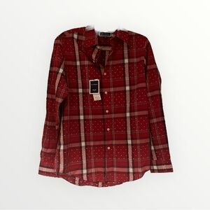 Club Room Red Checkered Men's Shirt